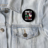 Badge Rond 5 Cm Dimelo En Espanol Professeur Bilingue Llama Espagn (En situation)