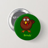 Badge Rond 5 Cm Dinde douce (Devant & derrière)