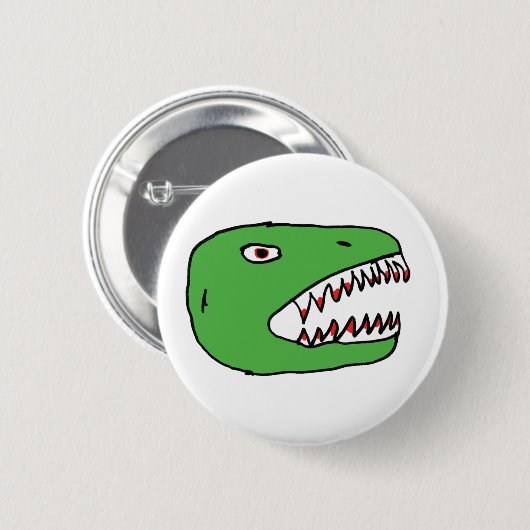 Badge Rond 5 Cm Dino (Devant & derrière)