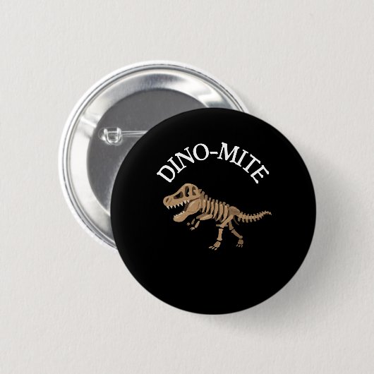 Badge Rond 5 Cm Dinomite (Devant & derrière)