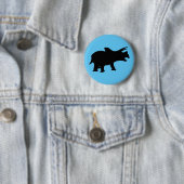 Badge Rond 5 Cm Dinosaur (En situation)
