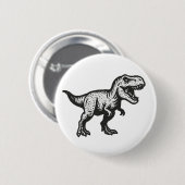 Badge Rond 5 Cm Dinosaure (Devant & derrière)