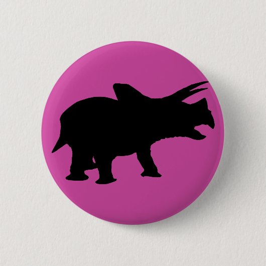 Badge Rond 5 Cm Dinosaure (Devant)