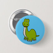 Badge Rond 5 Cm Dinosaure (Devant & derrière)