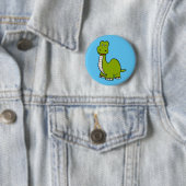 Badge Rond 5 Cm Dinosaure (En situation)