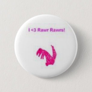 Badge Rond 5 Cm dinosaure