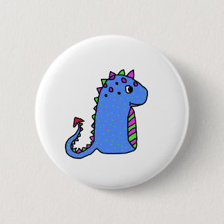 Badge Rond 5 Cm dinosaure