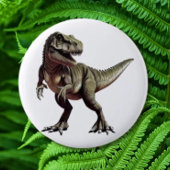 Badge Rond 5 Cm Dinosaure T Rex