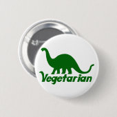 Badge Rond 5 Cm Dinosaure végétarien (Devant & derrière)