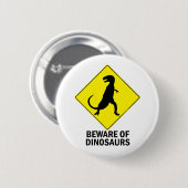 Badge Rond 5 Cm Dinosaures (Devant & derrière)
