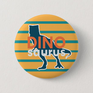 Badge Rond 5 Cm Dinosaurus préhistorique jurassique t-rex animal