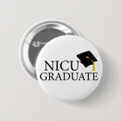 Badge Rond 5 Cm Diplômé de NICU (Devant & derrière)