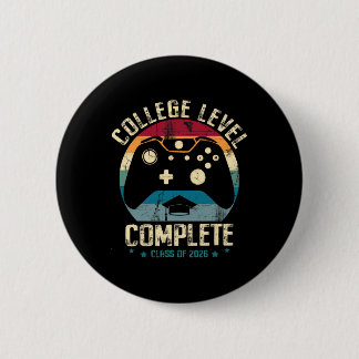 Badge Rond 5 Cm Diplômé Joueur Cl De 2026 Niveau Collège Diplômé