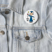 Badge Rond 5 Cm Diplômée (En situation)