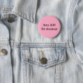 Badge Rond 5 Cm Dire Non Au Sexisme (En situation)