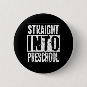 Badge Rond 5 Cm Directement Dans L'École Préscolaire Retour À L'Éc