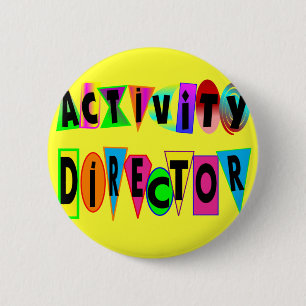 BADGE ROND 5 CM DIRECTEUR D'ACTIVITÉ