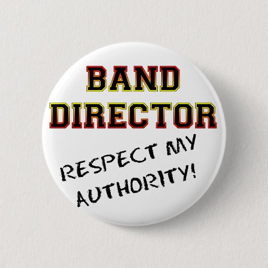 Badge Rond 5 Cm Directeur de bande (Devant)