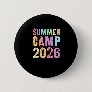 Badge Rond 5 Cm Directeur de l'équipe de personnel du camp d'été r