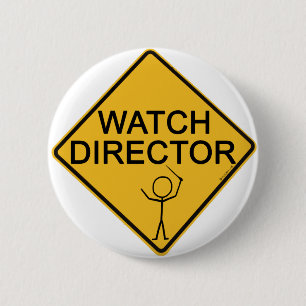 Badge Rond 5 Cm Directeur de montre