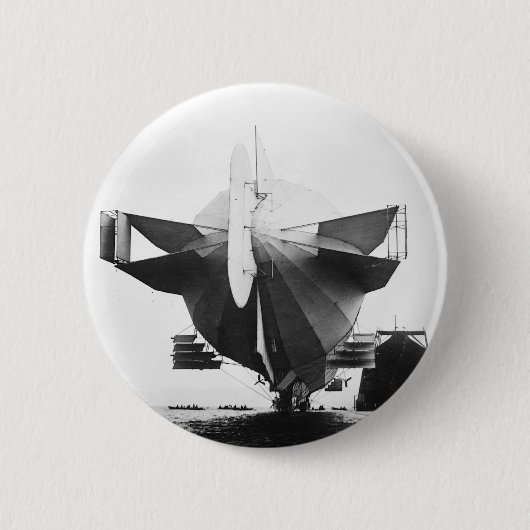 Badge Rond 5 Cm Dirigeable 1908 de zeppelin (Devant)