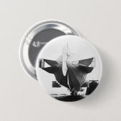 Badge Rond 5 Cm Dirigeable 1908 de zeppelin (Devant & derrière)