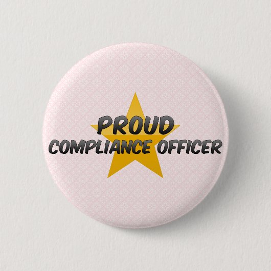 Badge Rond 5 Cm Dirigeant fier de conformité (Devant)