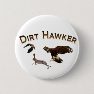 Badge Rond 5 Cm Dirt Hawker