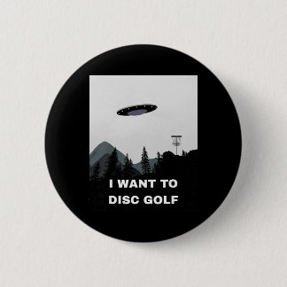 Badge Rond 5 Cm Disc Golf Ufo 