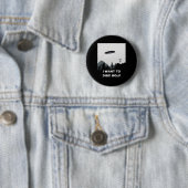 Badge Rond 5 Cm Disc Golf Ufo  (En situation)