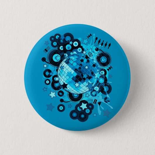 Badge Rond 5 Cm Disco_Ball (Devant)