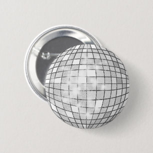 Badge Rond 5 Cm Disco Ball Pin