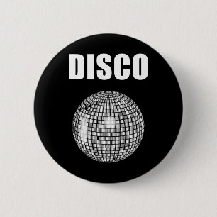Badge Rond 5 Cm Disco Ball Pour Les Amateurs De Musique Funky Soul