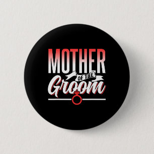 Badge Rond 5 Cm Discours de témoin de mariage pour la mère du mari