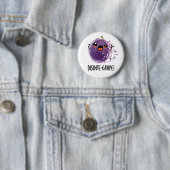 Badge Rond 5 Cm Disinte-grape Funny Désintégration Grape Pun (En situation)