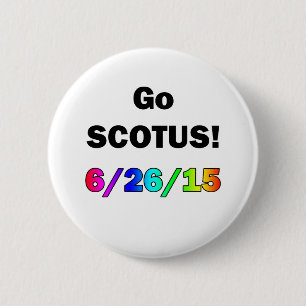 Badge Rond 5 Cm Disparaissent SCOTUS