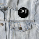 Badge Rond 5 Cm Disquaire (En situation)