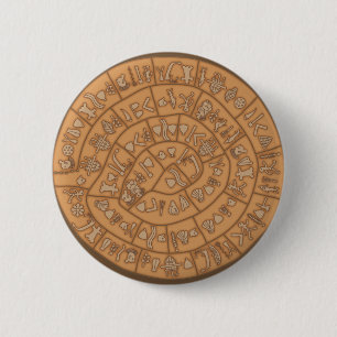 Badge Rond 5 Cm Disque de Phaistos