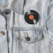 Badge Rond 5 Cm Disque vinyle (En situation)