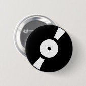 Badge Rond 5 Cm disque vinyle rétro (Devant & derrière)
