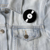 Badge Rond 5 Cm disque vinyle rétro (En situation)