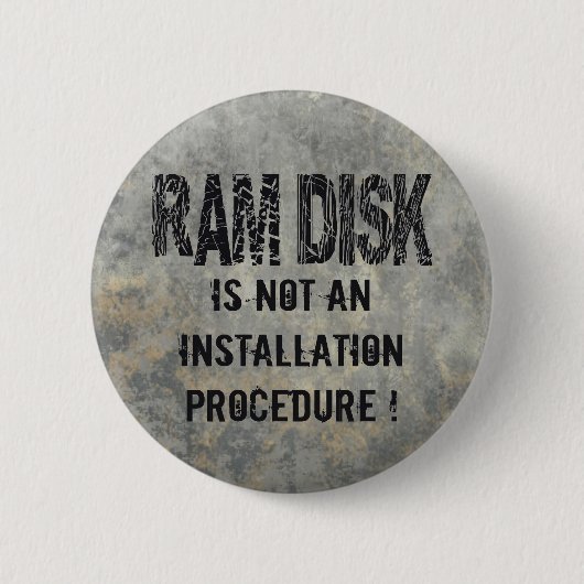 Badge Rond 5 Cm Disque virtuel (Devant)