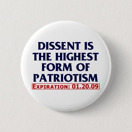 Badge Rond 5 Cm Dissidence (01.20.09 expirés) (Devant)