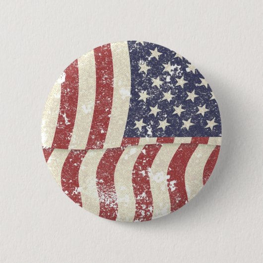 Badge Rond 5 Cm Distressed américain - vertical (Devant)