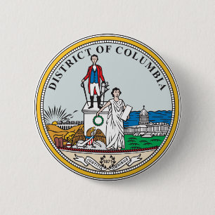 Badge Rond 5 Cm District de Columbia