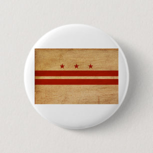 Badge Rond 5 Cm District de Columbia des boutons de drapeau