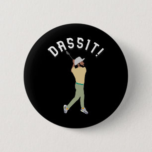 Badge Rond 5 Cm Dit! Drôle de golfeur Manolo Drôle de cadeau de go