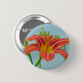 Badge Rond 5 Cm Ditch Lily (Devant & derrière)
