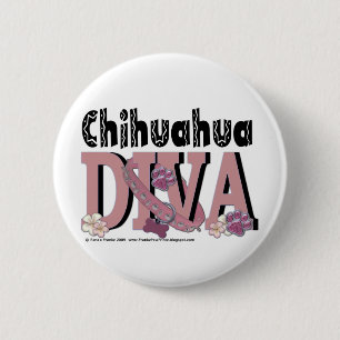 Badge Rond 5 Cm DIVA de chiwawa