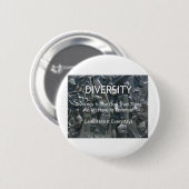 Badge Rond 5 Cm Diversité (Devant & derrière)